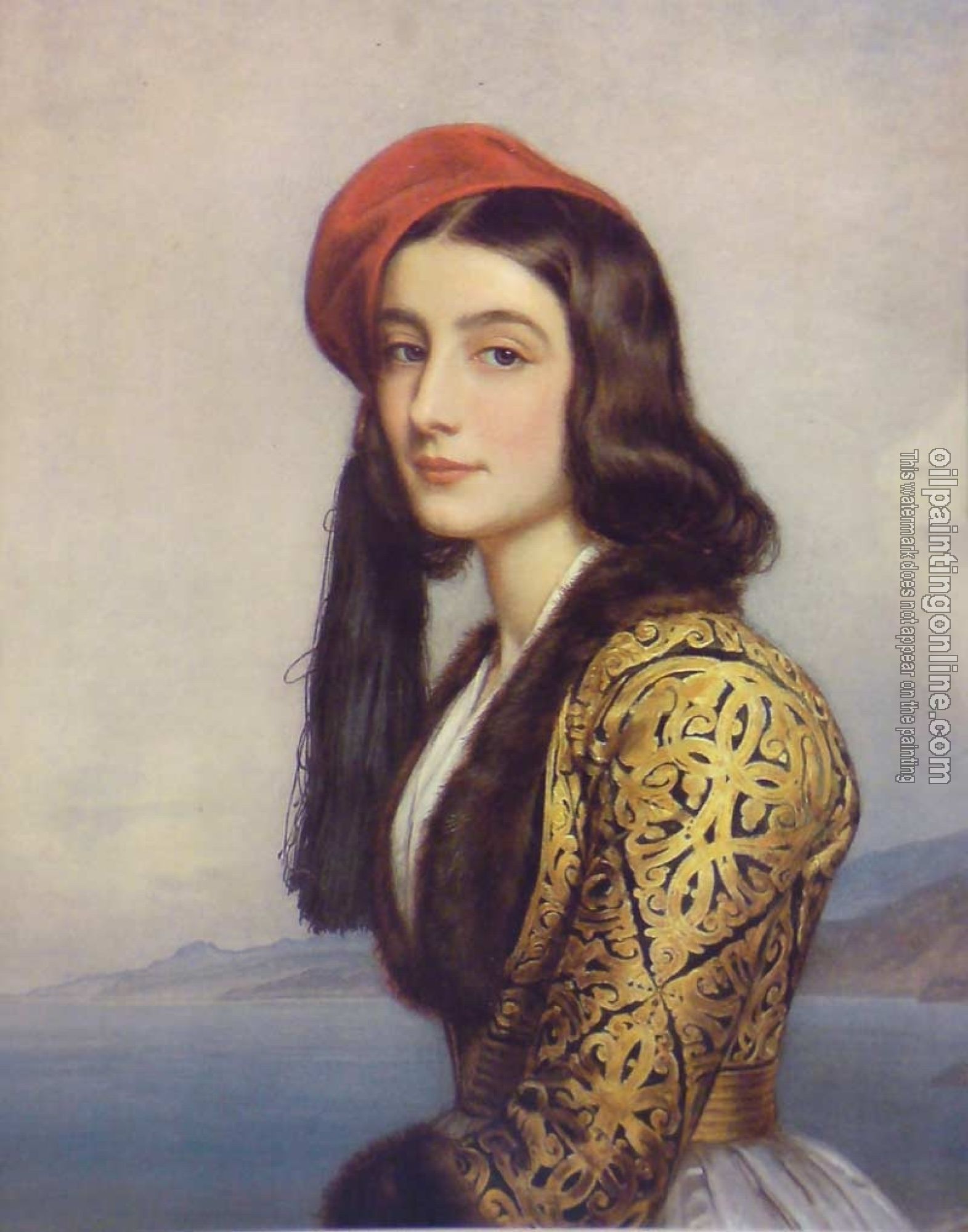 Stieler, Joseph Karl - Katerina Rosa Botzaris